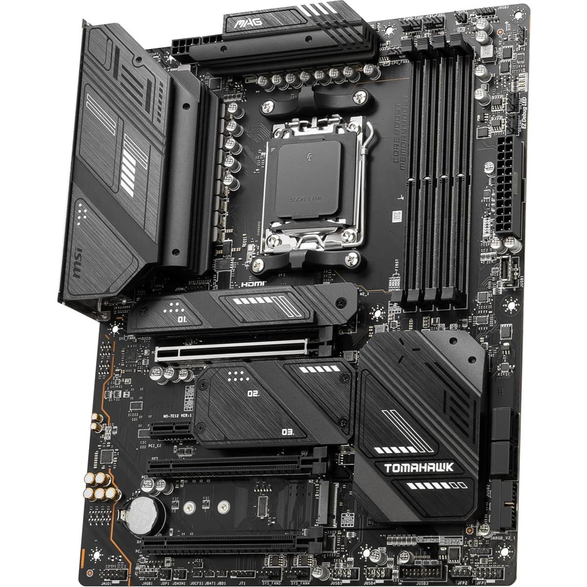 MSI MAG X670E Tomahawk Wifi DDR5 AMD AM5 ATX Motherboard - PakByte Computers 