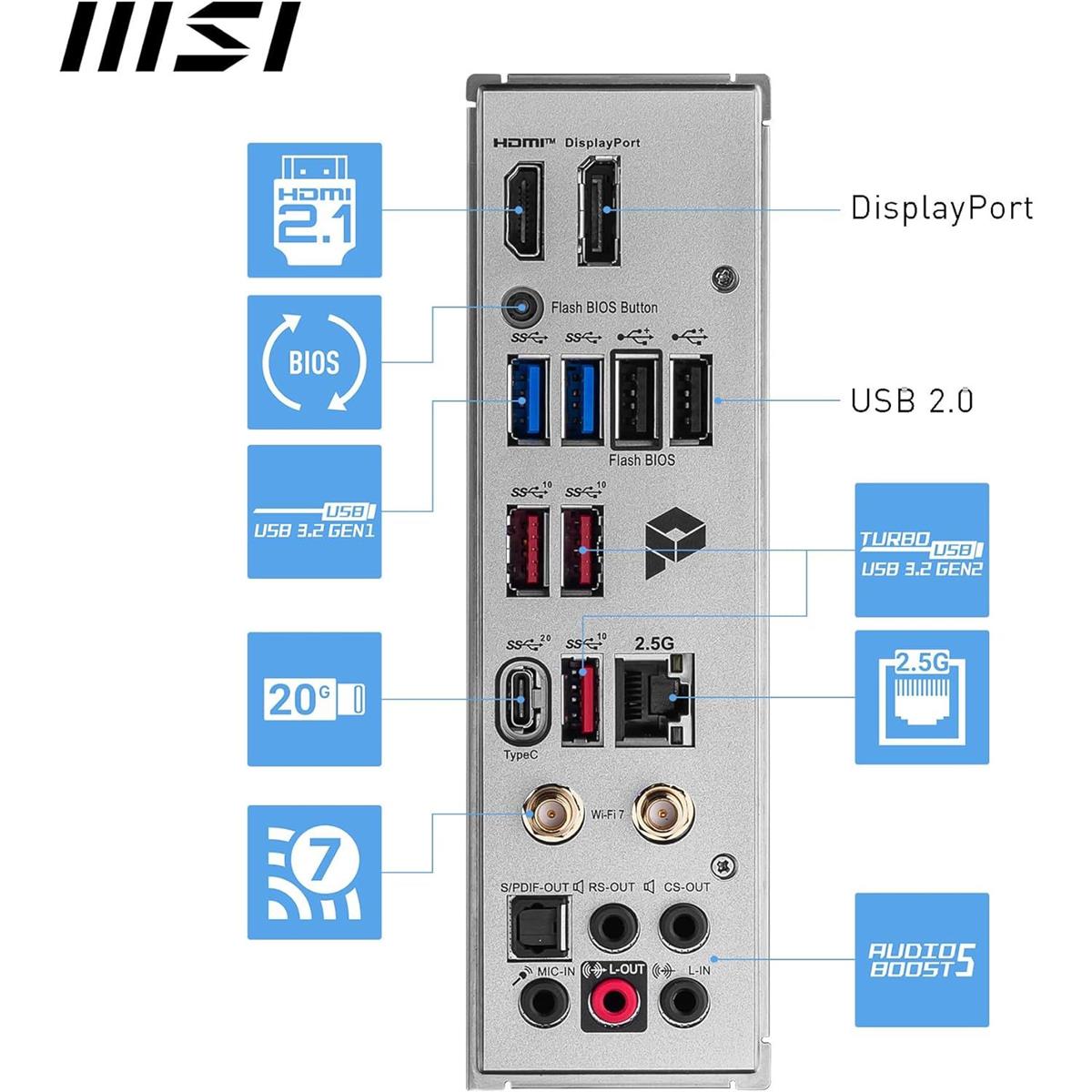 MSI Pro Z790-A Max Wifi DDR5 Intel 12/13/14th Gen ATX Motherboard - PakByte Computers 