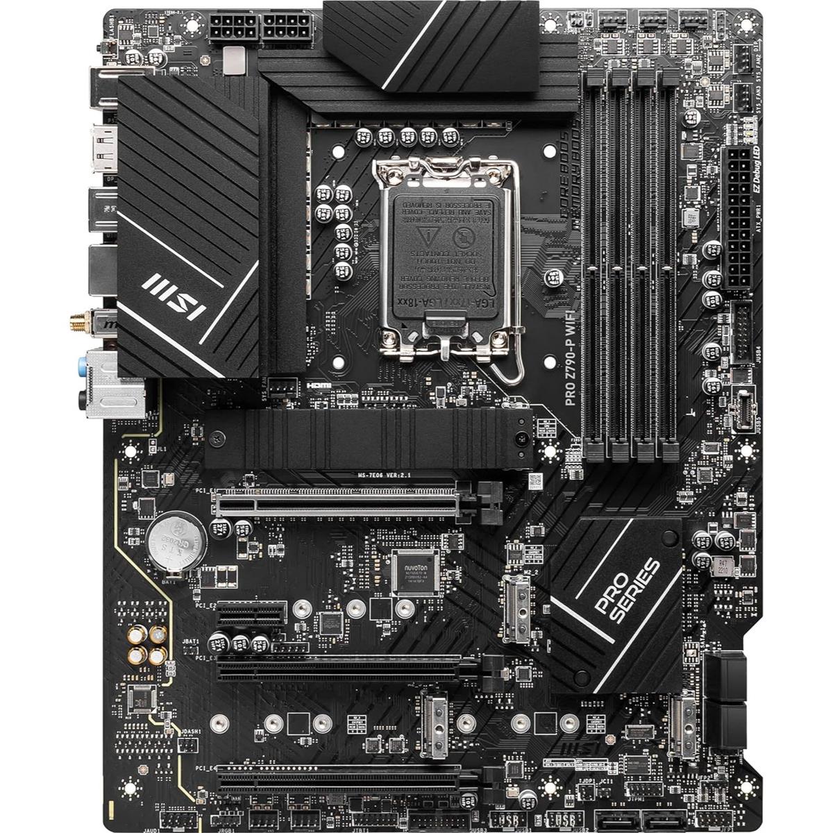 MSI Pro Z790-P Wifi DDR5 Intel 12/13th Gen ATX Motherboard - PakByte Computers 