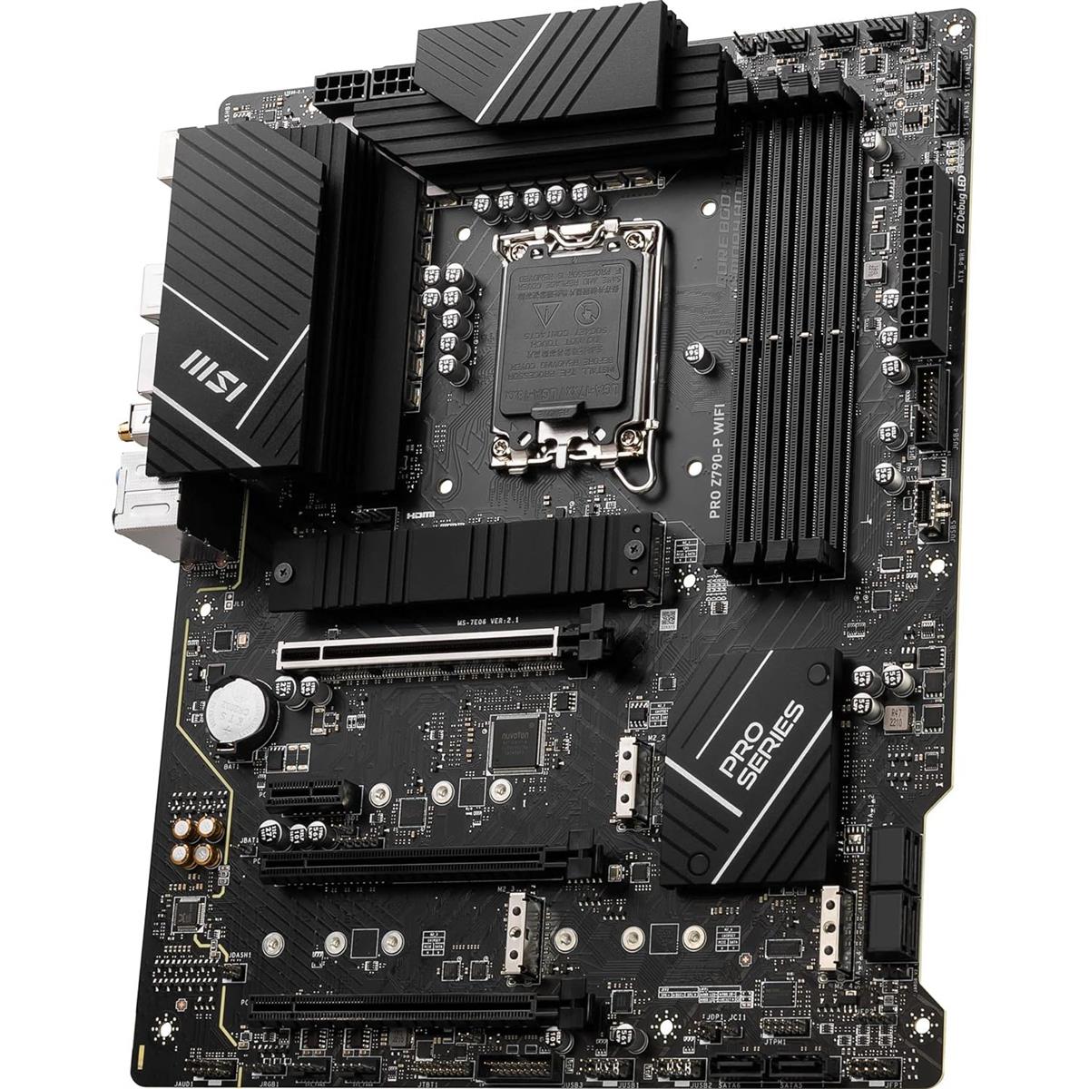 MSI Pro Z790-P Wifi DDR5 Intel 12/13th Gen ATX Motherboard - PakByte Computers 