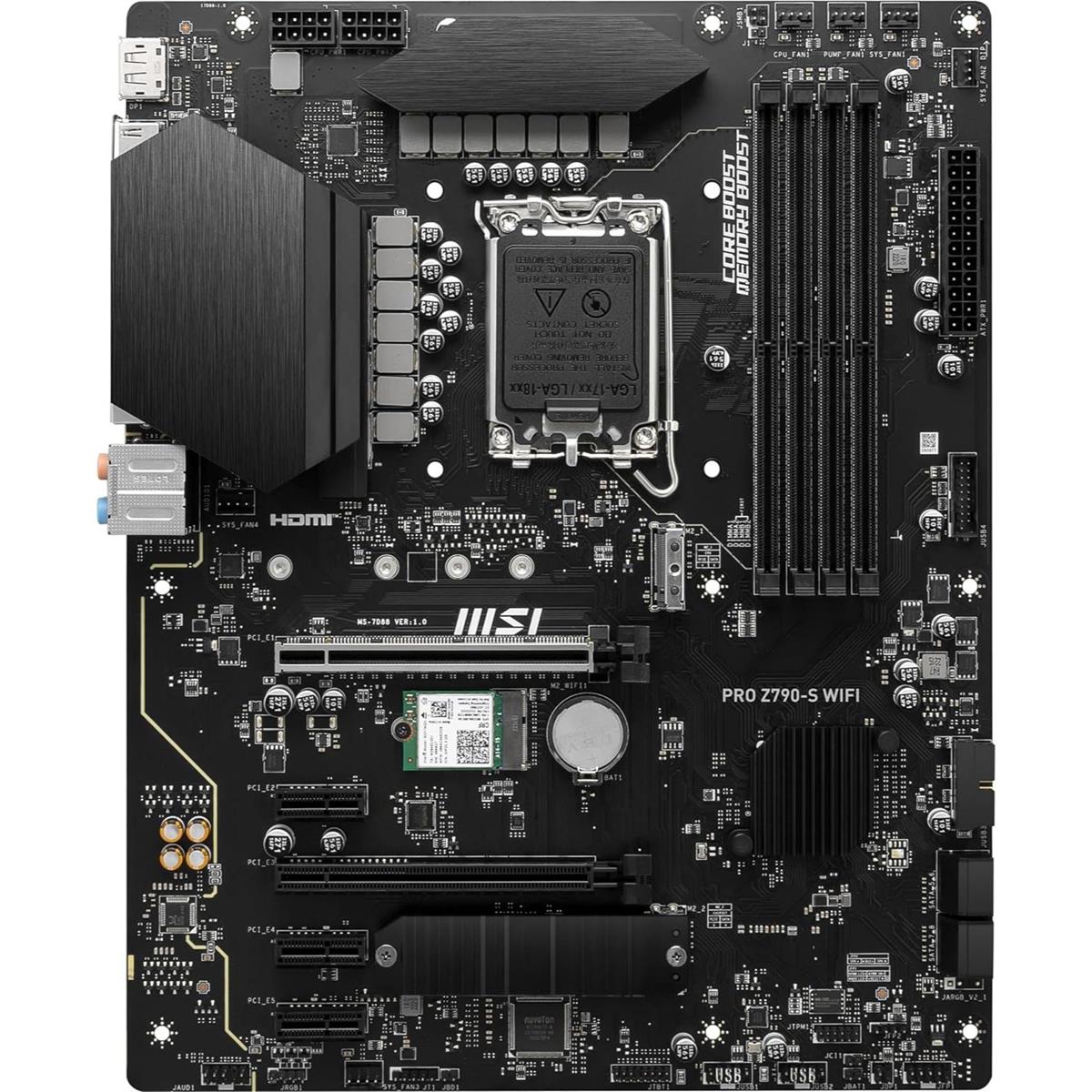 MSI Pro Z790-S Wifi DDR5 Intel 12/13/14th Gen ATX Motherboard - PakByte Computers 