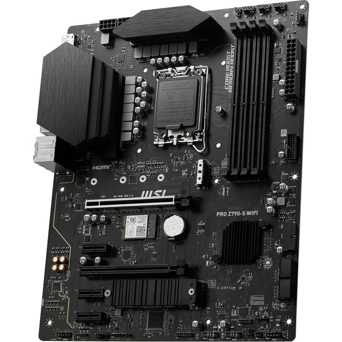 MSI Pro Z790-S Wifi DDR5 Intel 12/13/14th Gen ATX Motherboard - PakByte Computers 