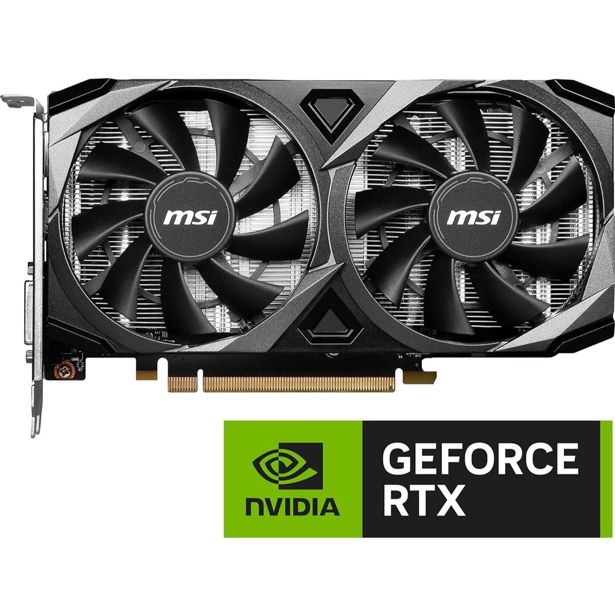 MSI GeForce RTX 3050 Ventus 2X XS 8GB OC Graphics Card - PakByte Computers 