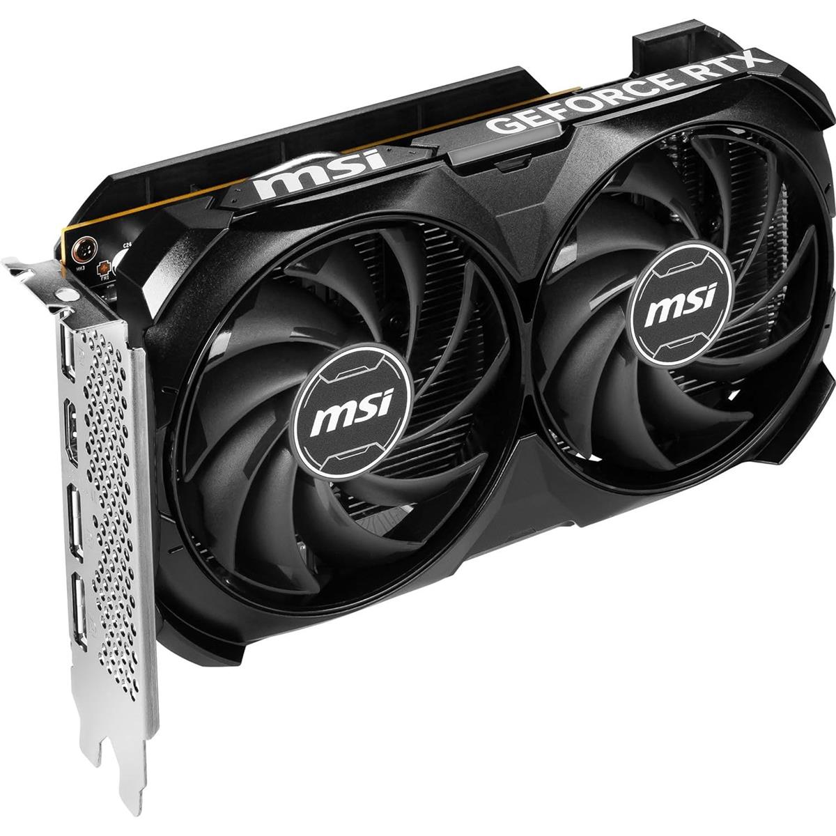 MSI GeForce RTX 4060 Ventus 2X 8GB OC Graphics Card - Black - PakByte Computers 