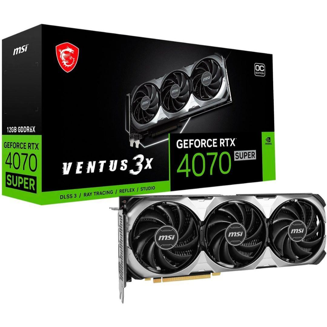 MSI GeForce RTX 4070 Super 12GB Ventus 3X OC Graphics Card - PakByte Computers 