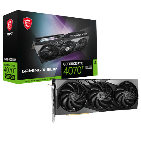 MSI GeForce RTX 4070 Ti Super 16GB Gaming X Slim Graphics Card - PakByte Computers 