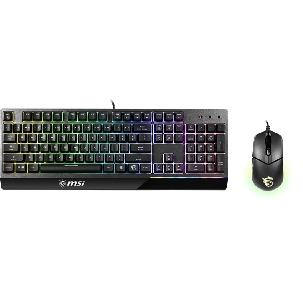 MSI Vigor GK30 RGB Gaming Keyboard Mouse Combo - PakByte Computers 