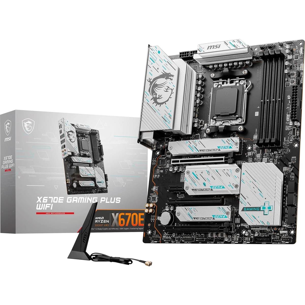 MSI X670E Gaming Plus Wifi DDR5 AMD AM5 ATX Motherboard - PakByte Computers 