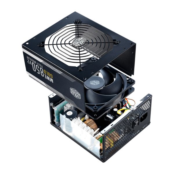 CoolerMaster MWE Gold 850 - V2 Full Modular 80 Plus Gold ATX Power Supply Unit - PakByte Computers 