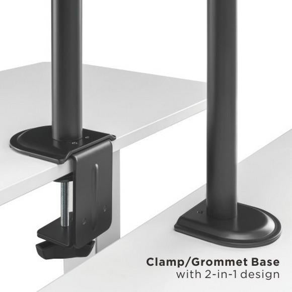 MXG BMA-24P Dual Steel Articulating Monitor Arm - PakByte Computers 