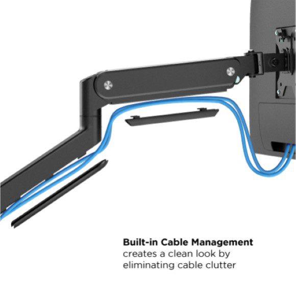 MXG BMA-36 Triple Aluminum Spring Assisted Monitor Arm - PakByte Computers 