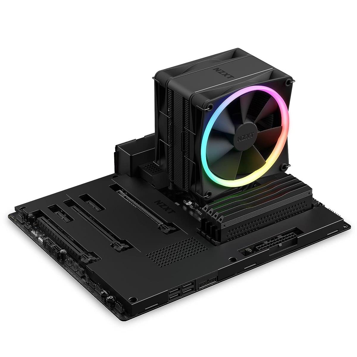 NZXT T120 RGB CPU Air Cooler - Black - PakByte Computers 