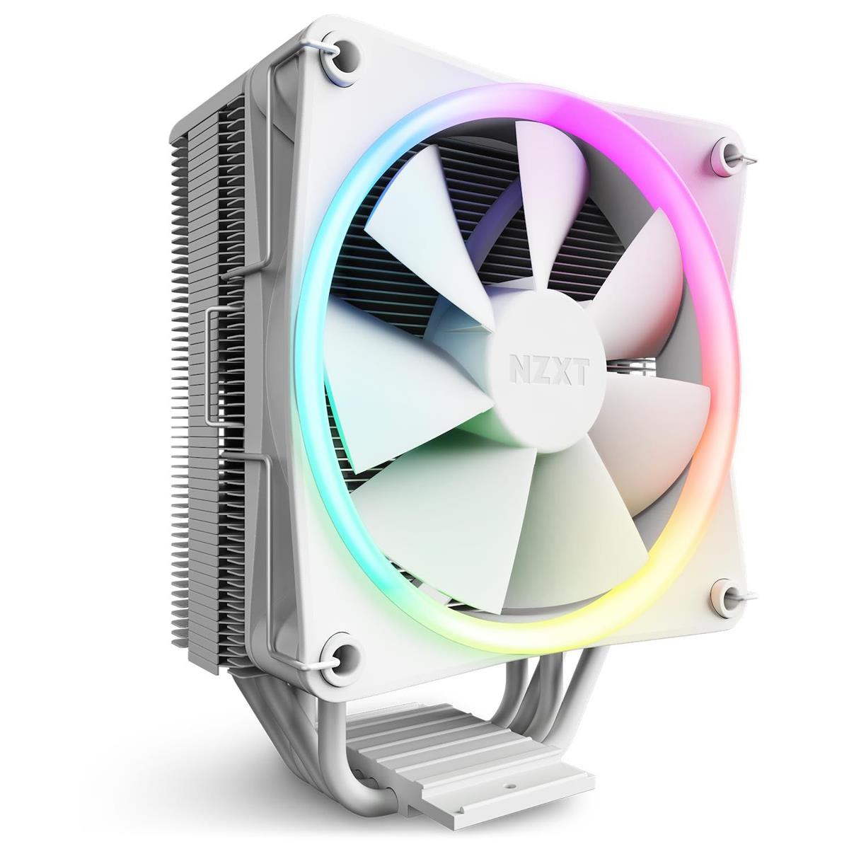 NZXT T120 RGB CPU Air Cooler - White - PakByte Computers 