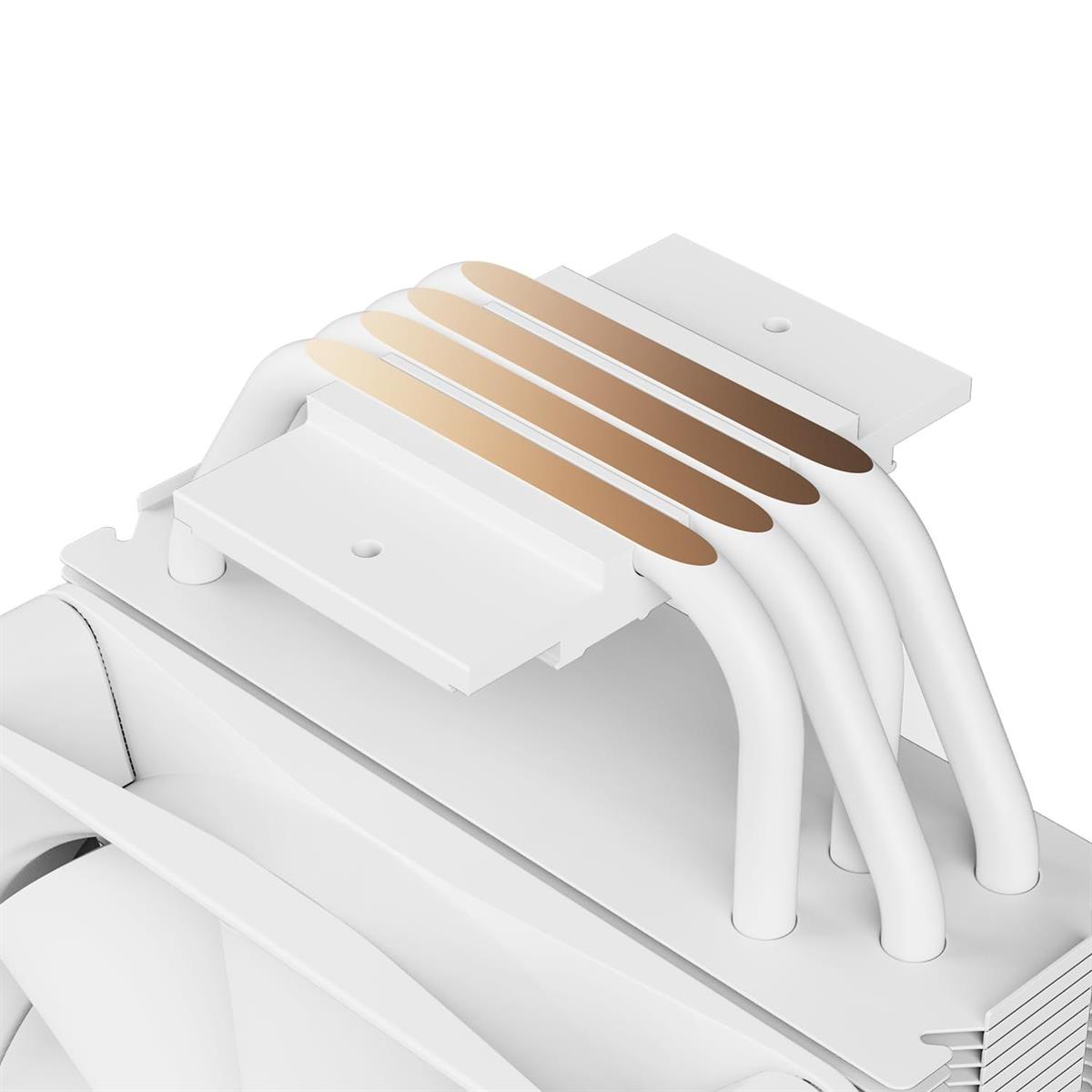 NZXT T120 RGB CPU Air Cooler - White - PakByte Computers 