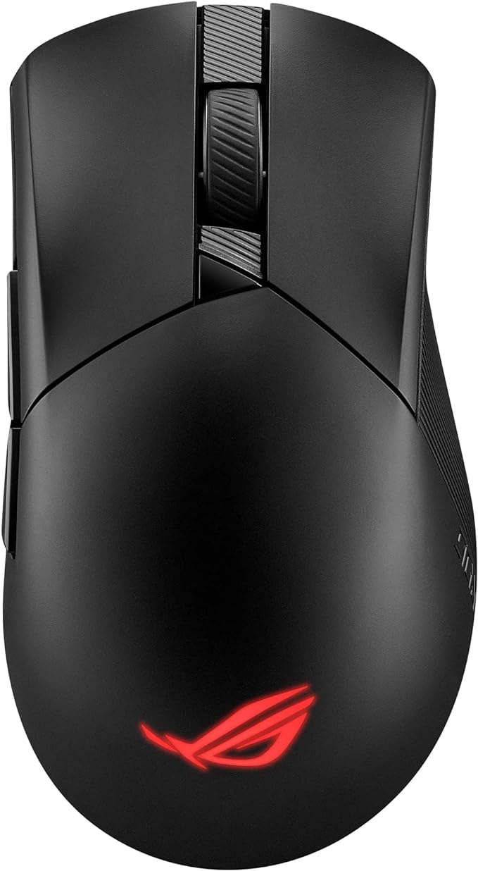 ASUS ROG Gladius III Wireless Gaming Mouse: Triple Connectivity, 36K DPI, 6 Programmable Buttons, Replaceable Switches, Paracord Cable, Black. - PakByte Computers 