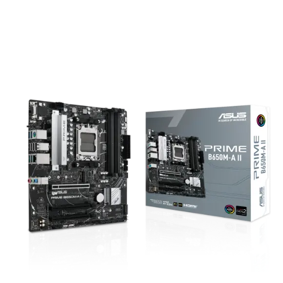 Asus PRIME B650M-A II AMD B650 Micro-ATX Motherboard - PakByte Computers 