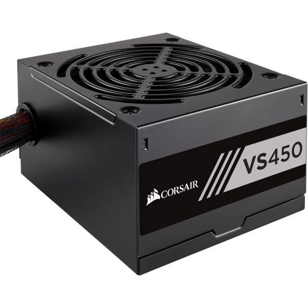 Corsair VS Series VS450 - 450 Watt 80 PLUS White Certified PSU (UK) CP-9020170-UK - PakByte Computers 