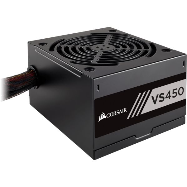 Corsair VS Series VS450 - 450 Watt 80 PLUS White Certified PSU (UK) CP-9020170-UK - PakByte Computers 