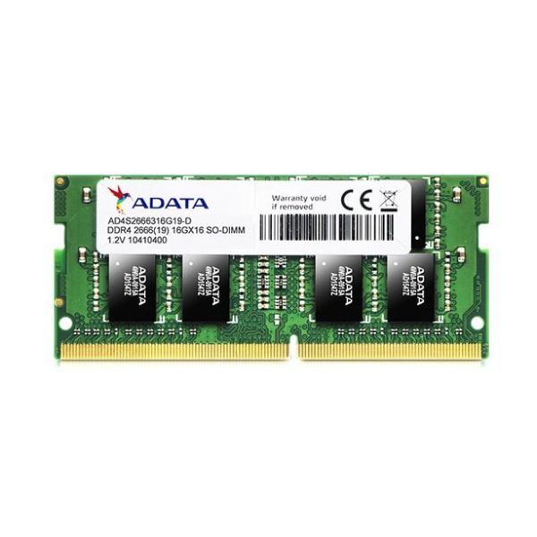 Adata memory module displayed prominently against a clean white background, highlighting its sleek design and features.