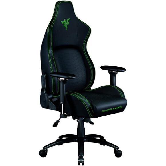 Razer Iskur Gaming-Chair: Ergonomic Lumber Support System - Memory Foam Head Cushion - PakByte Computers 