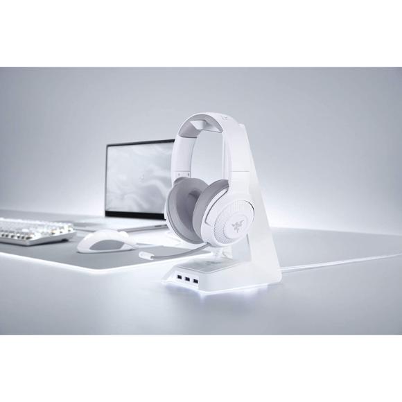 Razer Kraken X Ultralight Gaming Headset: 7.1 Surround Sound - Mercury White - PakByte Computers 