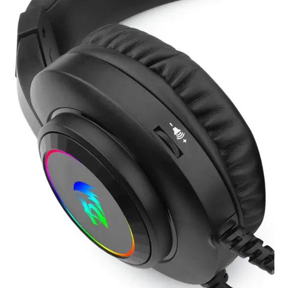 Redragon H260 HYLAS RGB Gaming Headset - Black - PakByte Computers 