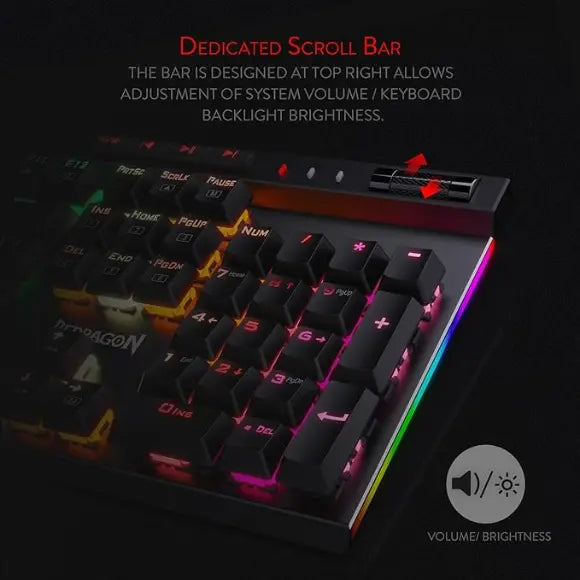 Redragon K580 VATA RGB Mechanical Gaming Keyboard - PakByte Computers 