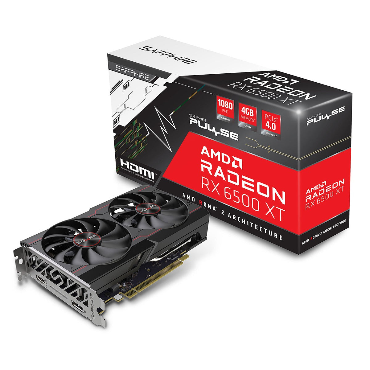 Sapphire Pulse AMD Radeon RX 6500 XT 4GB Graphics Card - PakByte Computers 