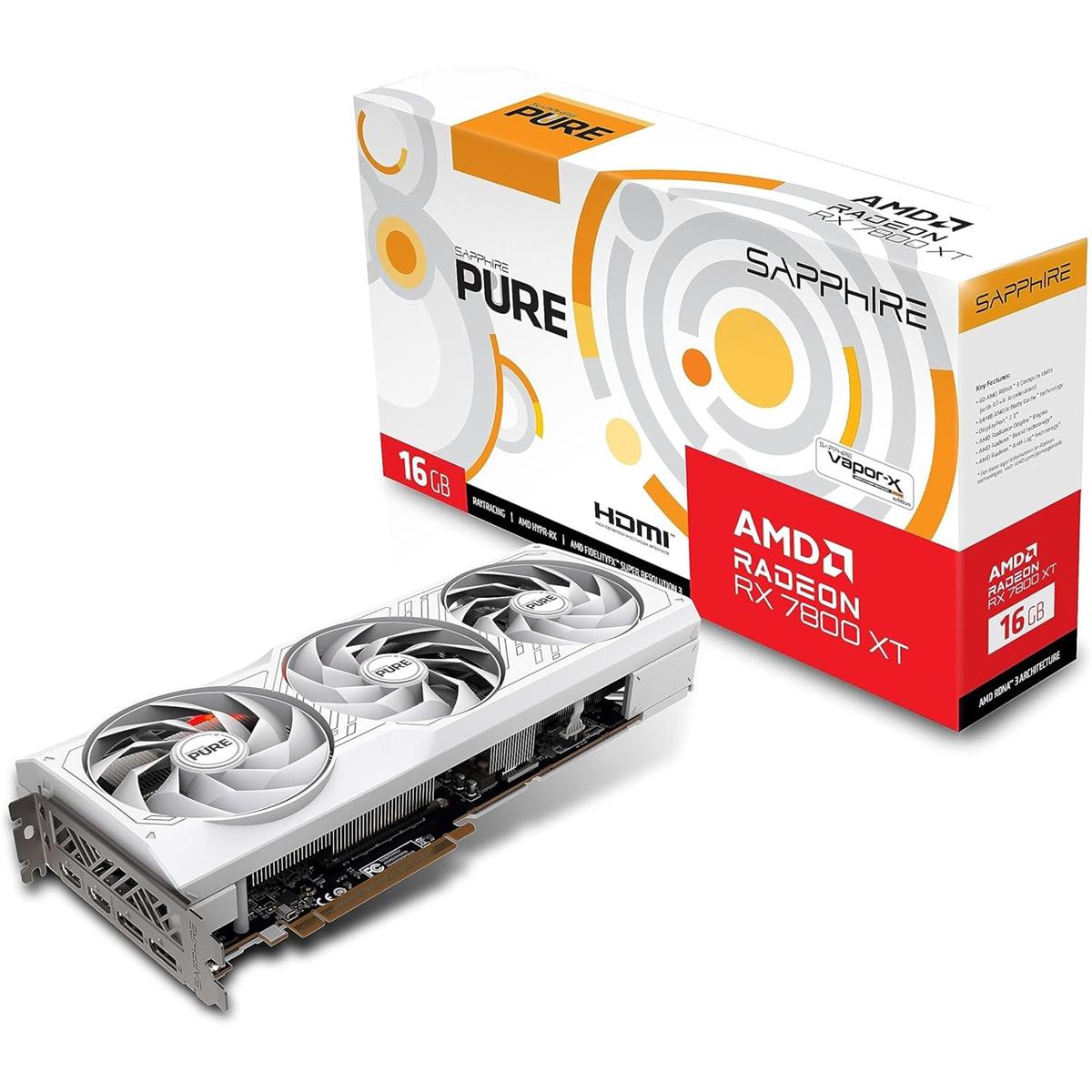 Sapphire Pure AMD Radeon RX 7800 XT 16GB Graphics Card - PakByte Computers 