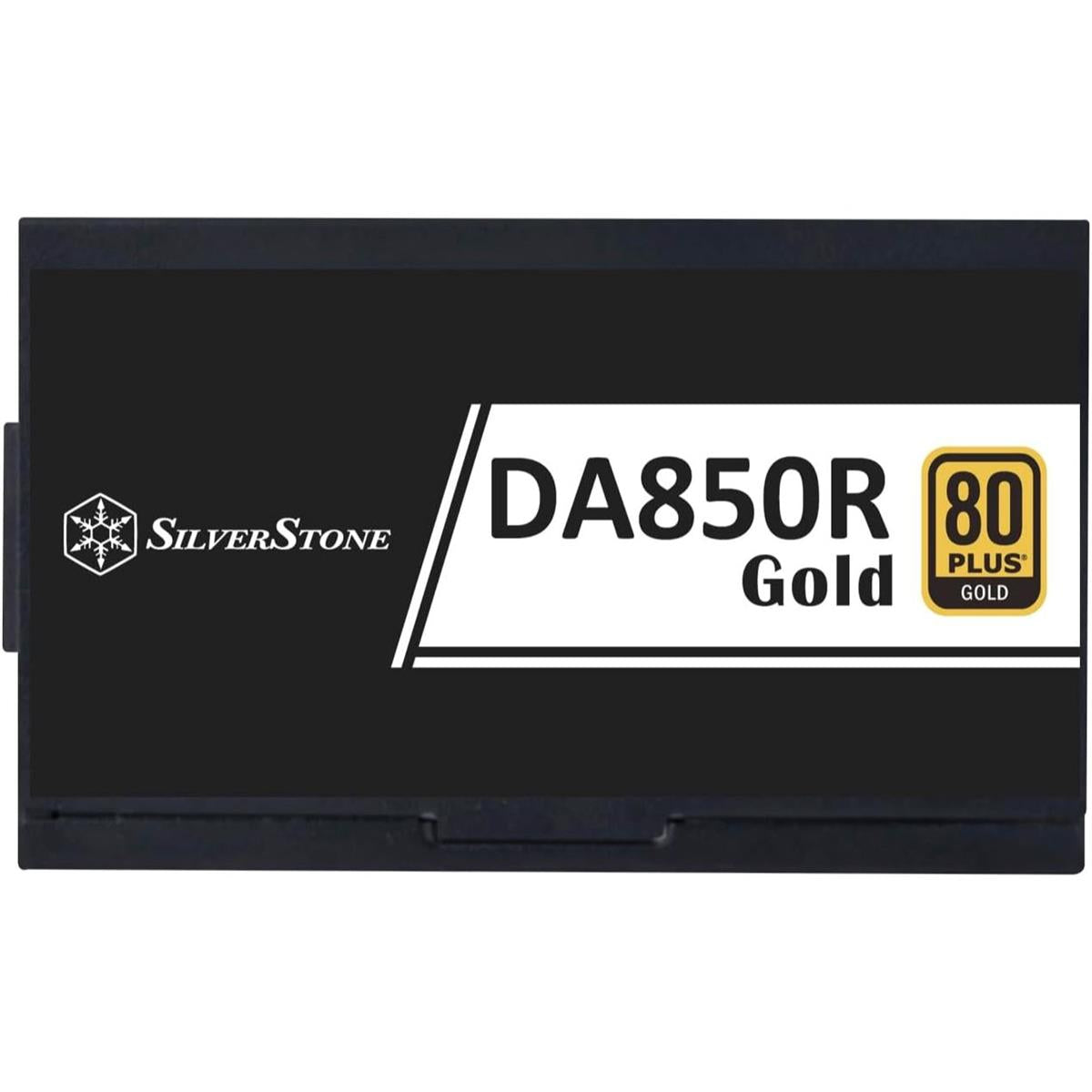 SilverStone DA850R Gold 850W PCIe 5.0 Fully Modular Power Supply - Black - PakByte Computers 