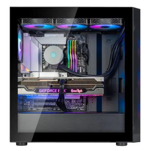 SilverStone SST-FA514X-BG FARA 514X ATX Mid-Tower Chassis with Dual Radiator Support, High Airflow and Captivating ARGB Lighting Black - PakByte  