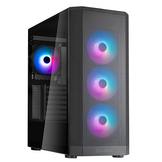 SilverStone Fara 514X ARGB Mid-Tower ATX Case - Black - PakByte Computers 