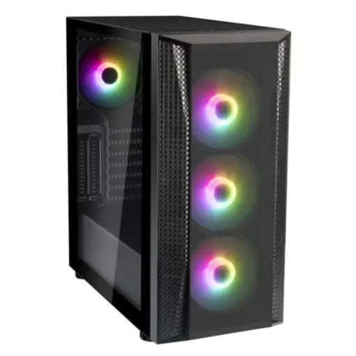 SilverStone SSST-FAB1B-PRO-V2 FARA B1 PRO V2 Tempered Glass Mid Tower Case - Black - PakByte Computers 