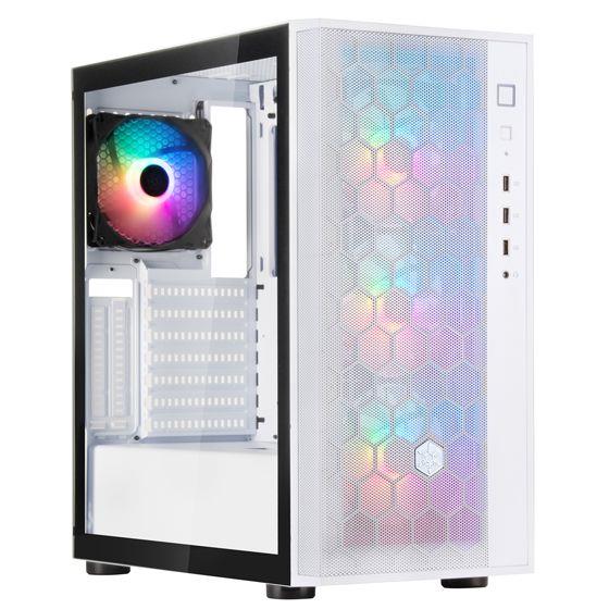 SilverStone FARA R1 PRO V2 ARGB Mid-Tower ATX Case - White - PakByte Computers 