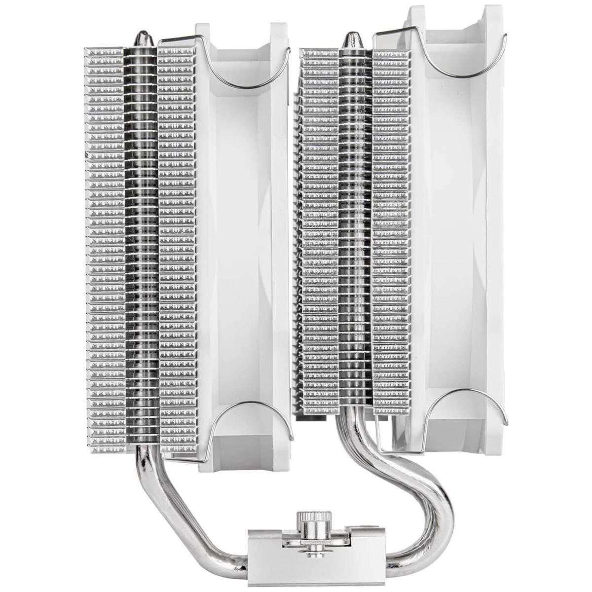 SilverStone Hydrogon D120 ARGB Dual Tower CPU Air Cooler - White - PakByte Computers 