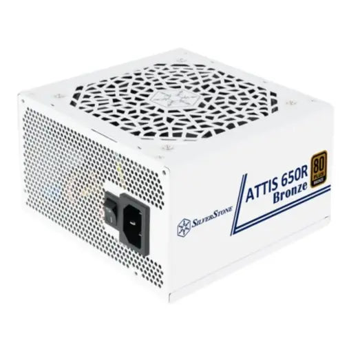 SilverStone SST-AT650R-BF-WBW ATTIS 650R 80 PLUS Bronze 650W Power Supply - White - PakByte Computers 