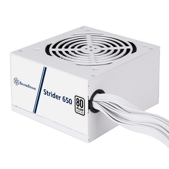 SilverStone Strider 650W 80 Plus Power Supply - White - PakByte Computers 