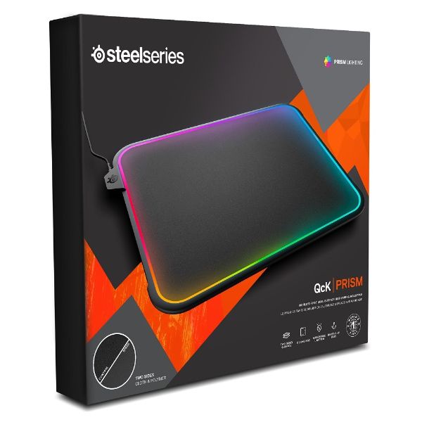 SteelSeries QcK Prism Cloth Gaming Surface - Medium - Optimized for Gaming Sensors - PakByte Computers 