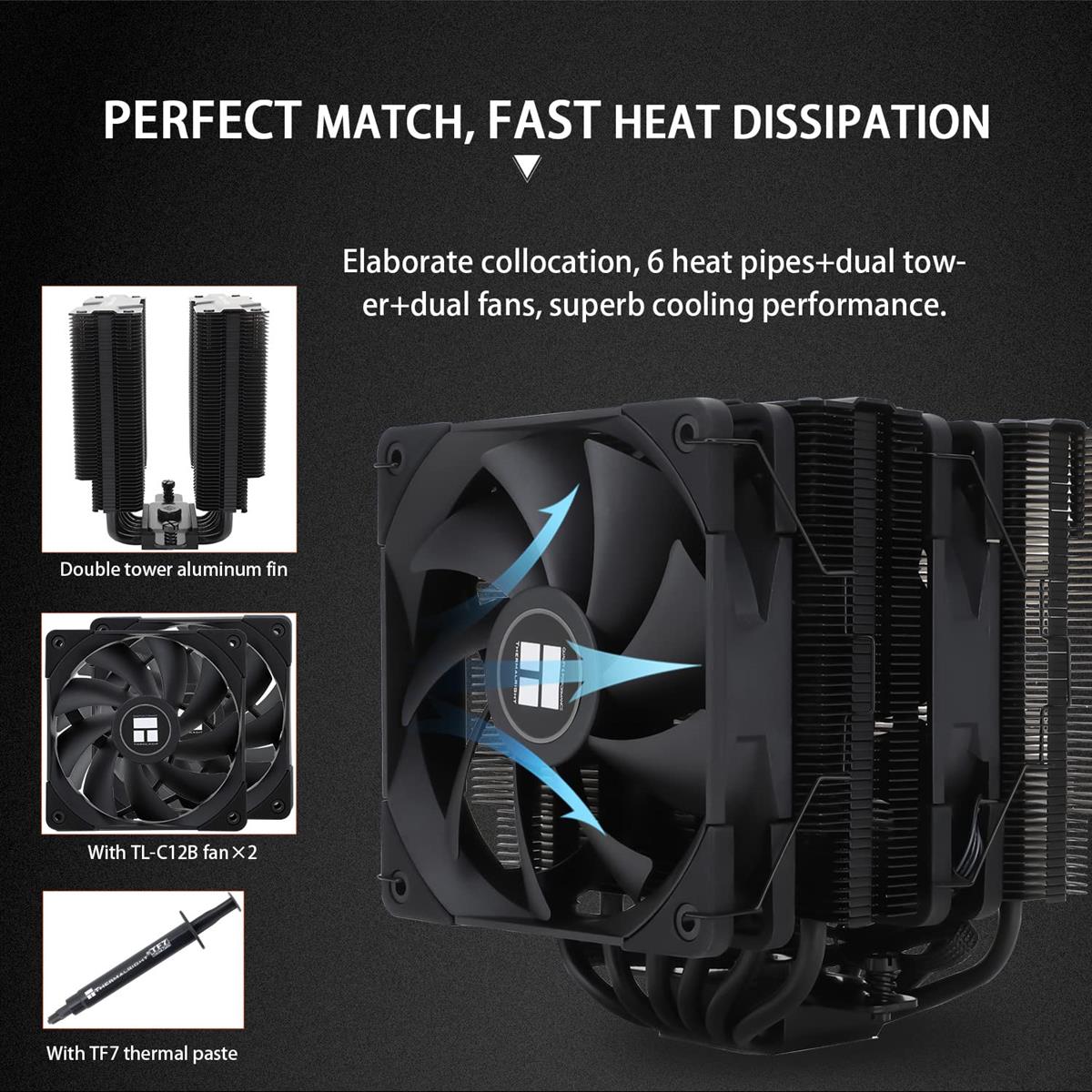 Thermalright Peerless Assassin 120 Black CPU Air Cooler