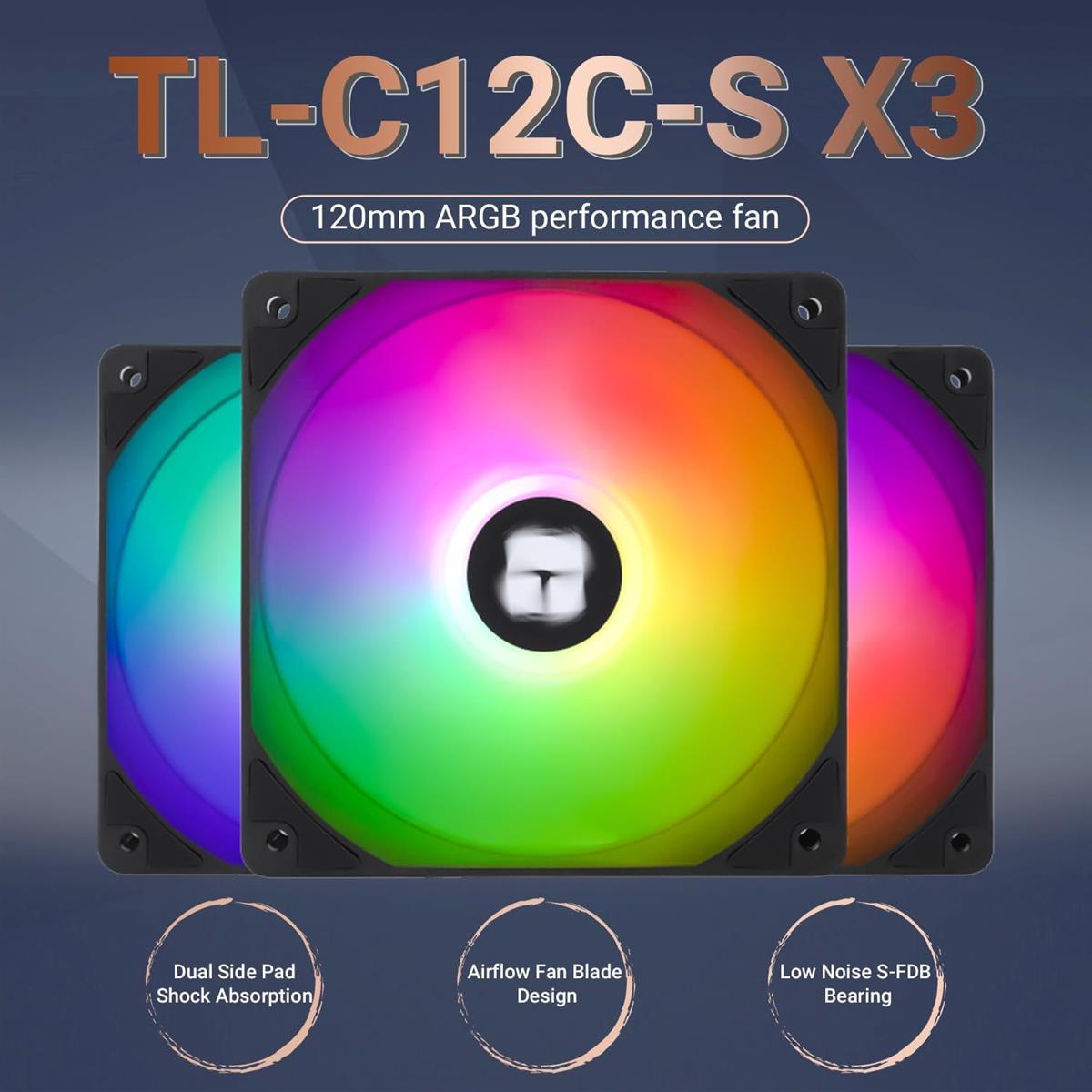 Thermalright TL-C12C-S X3 CPU Fan - PakByte  