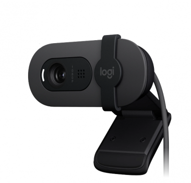 Logitech BRIO 100 Full HD 1080p privacy shutter built-in mic Webcam