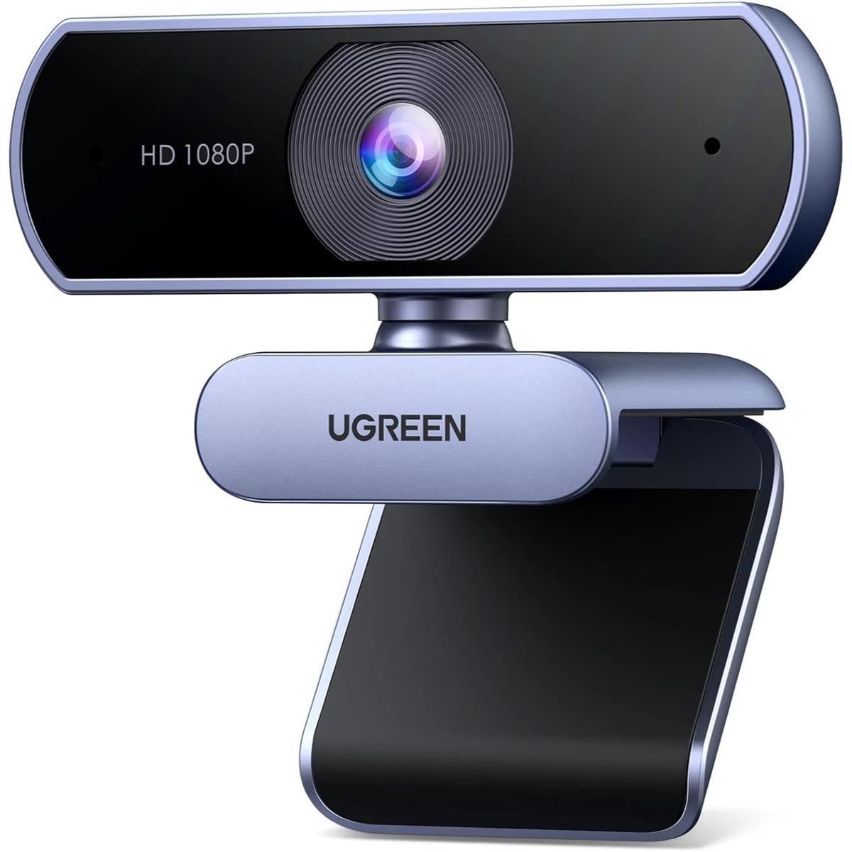 Ugreen 1080P Webcam with Microphone, Full HD USB Web Camera, Adjustable FOV, Noise-Canceling, Plug and Play, Auto Light Correction, Video Webcam for Streaming/Conferencing, Zoom/Skype/YouTube, Desktop - PakByte  