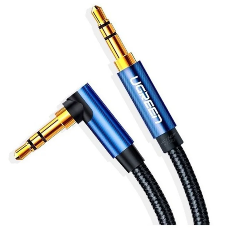 UGreen 3.5mm Male to 3.5mm Male Cable Gold Plated Metal Case with Braid 3M (Blue) - PakByte  