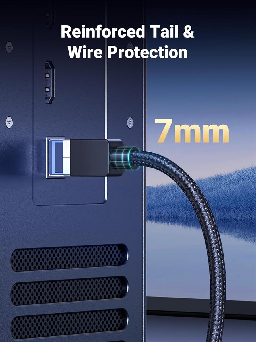 UGREEN CAT8 Shielded Round Braided Cable Modular Plugs 1m - PakByte  