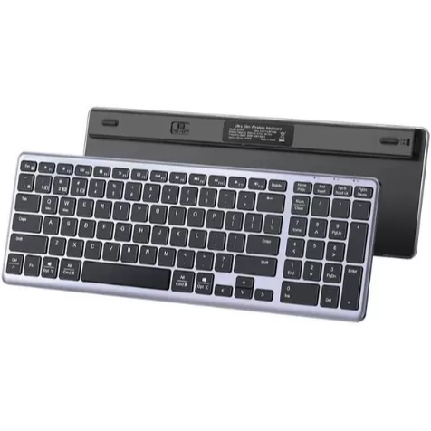 Ugreen Ultra Slim Wireless Keyboard, Bluetooth 5.0 & 2.4G, Multi-Device Connectivity, MacBook-Like Typing, Ergonomic Tilt, Compatible with iOS, Android, Windows, macOS - PakByte  