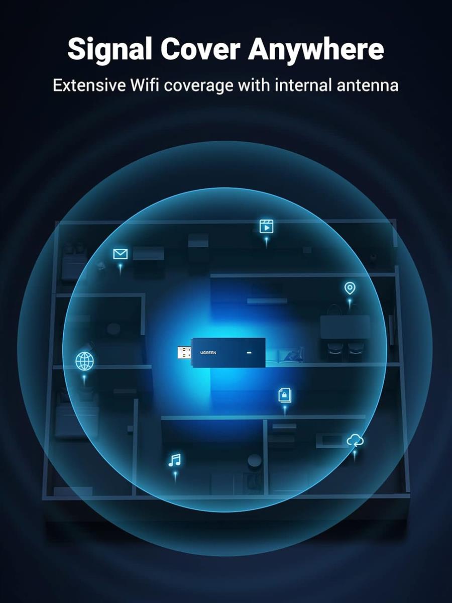 UGREEN AX1800 DualBand Wireless Adapter (Wi-Fi 6) - PakByte  