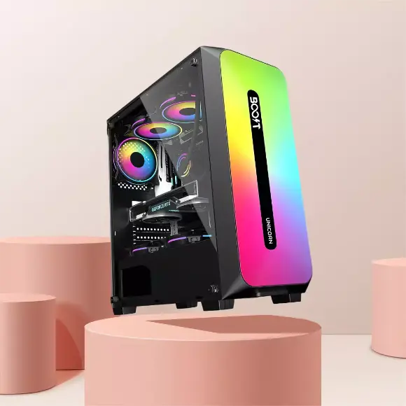 Boost Unicorn Case with 3 ARGB Fans - PakByte Computers 