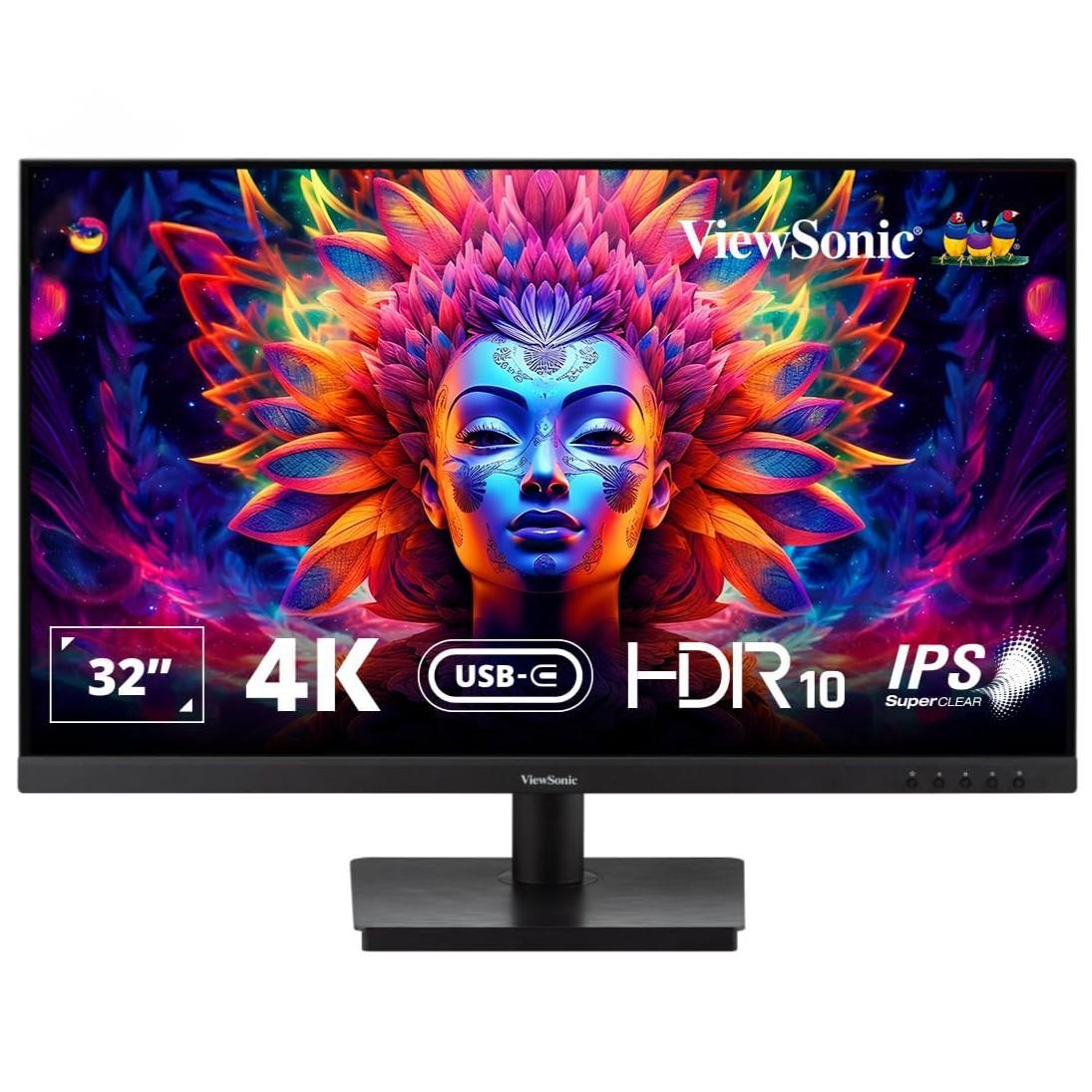 ViewSonic VA3209U-4K - 60Hz 4K UHD IPS 32" USB-C Monitor - PakByte Computers 