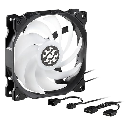 XPG Vento ARGB Computer Case Fan 120mm: 23 dBA Noise, 3 Pin Connector, 45.3 CFM Max. - PakByte Computers 