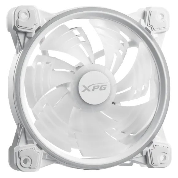 XPG HURRICANE 120 ARGB Case Fan - White - PakByte Computers 